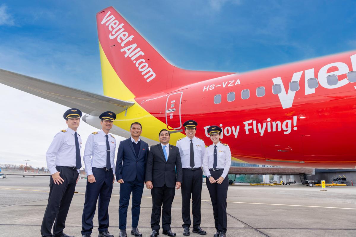 Vietjet nhận tàu bay Boeing đầu tiên, đánh dấu bước ngoặt chiến lược tại Thái Lan - Ảnh 1