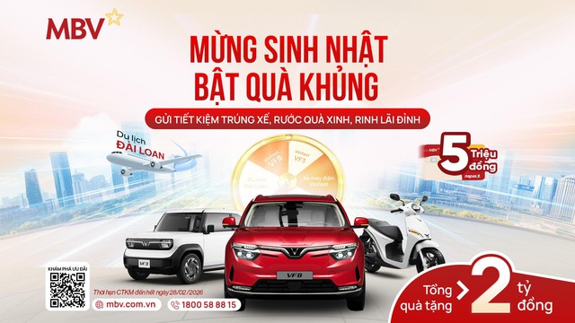 MBV - Hành trình 1 năm đổi mới, tưng bừng ưu đãi hơn 2 tỷ đồng - Ảnh 1