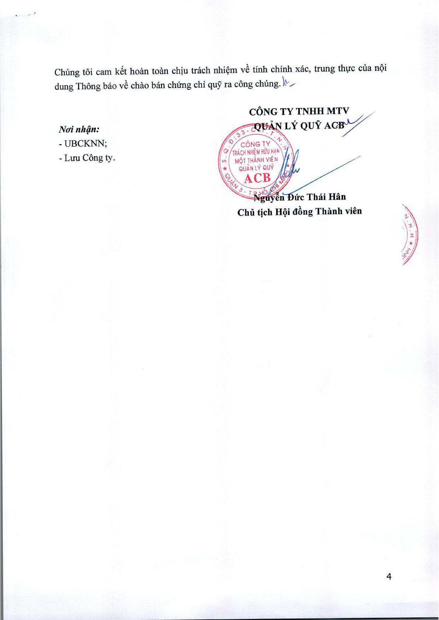 Công ty TNHH MTV Quản lý Quỹ ACB (“ACBC”) thông báo chào bán chứng chỉ Quỹ ACBC-AGF ra công chúng - Ảnh 4