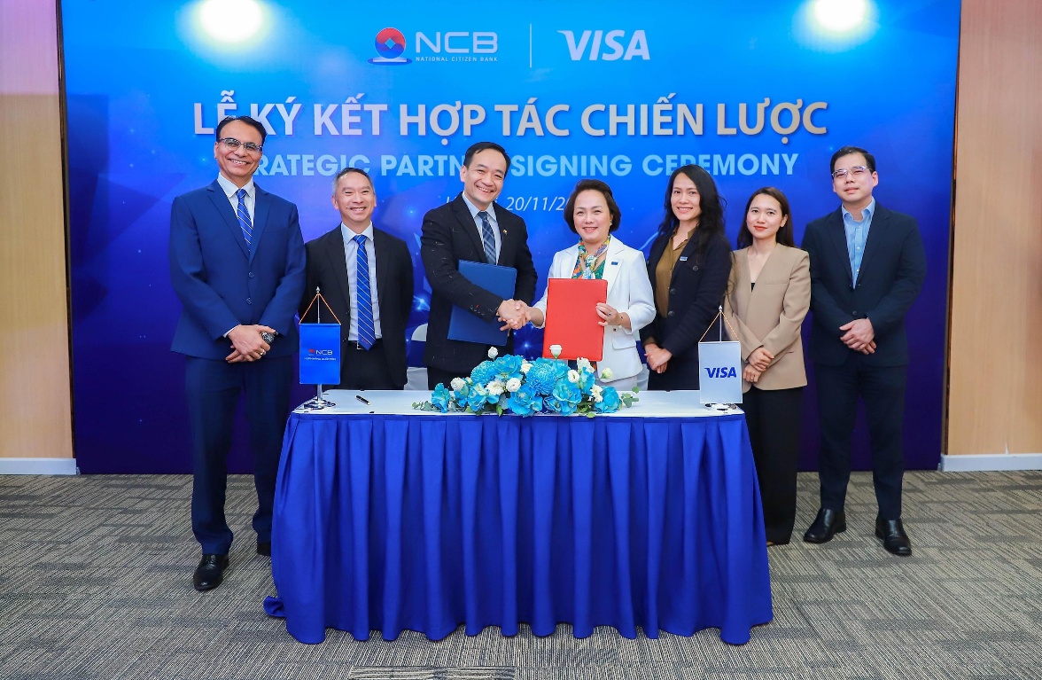 Ngân hàng NCB và VISA ký kết hợp tác chiến lược, nâng tầm dịch vụ thẻ tại Việt Nam - Ảnh 1