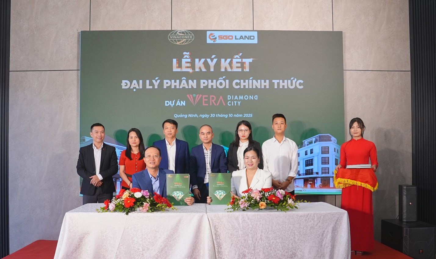 Lễ ký kết với các đại lý phân phối dự án Vera Diamond City Quảng Ninh - Ảnh 2