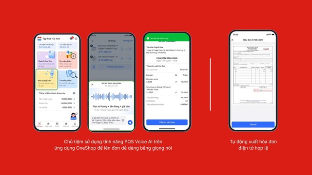 OneShop tích hợp POS Voice AI, hỗ trợ tiểu thương xuất hóa đơn điện tử - Ảnh 2