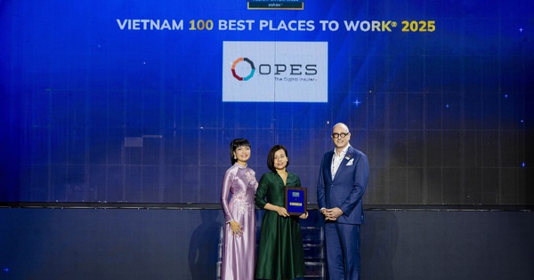 OPES lọt Top 5 nơi làm việc tốt nhất Việt Nam ngành bảo hiểm
