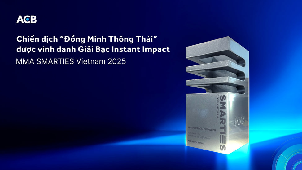 ACB vinh dự nhận giải bạc tại MMA SMARTIES Vietnam 2025 với chiến dịch “Đồng minh thông thái” - Ảnh 1