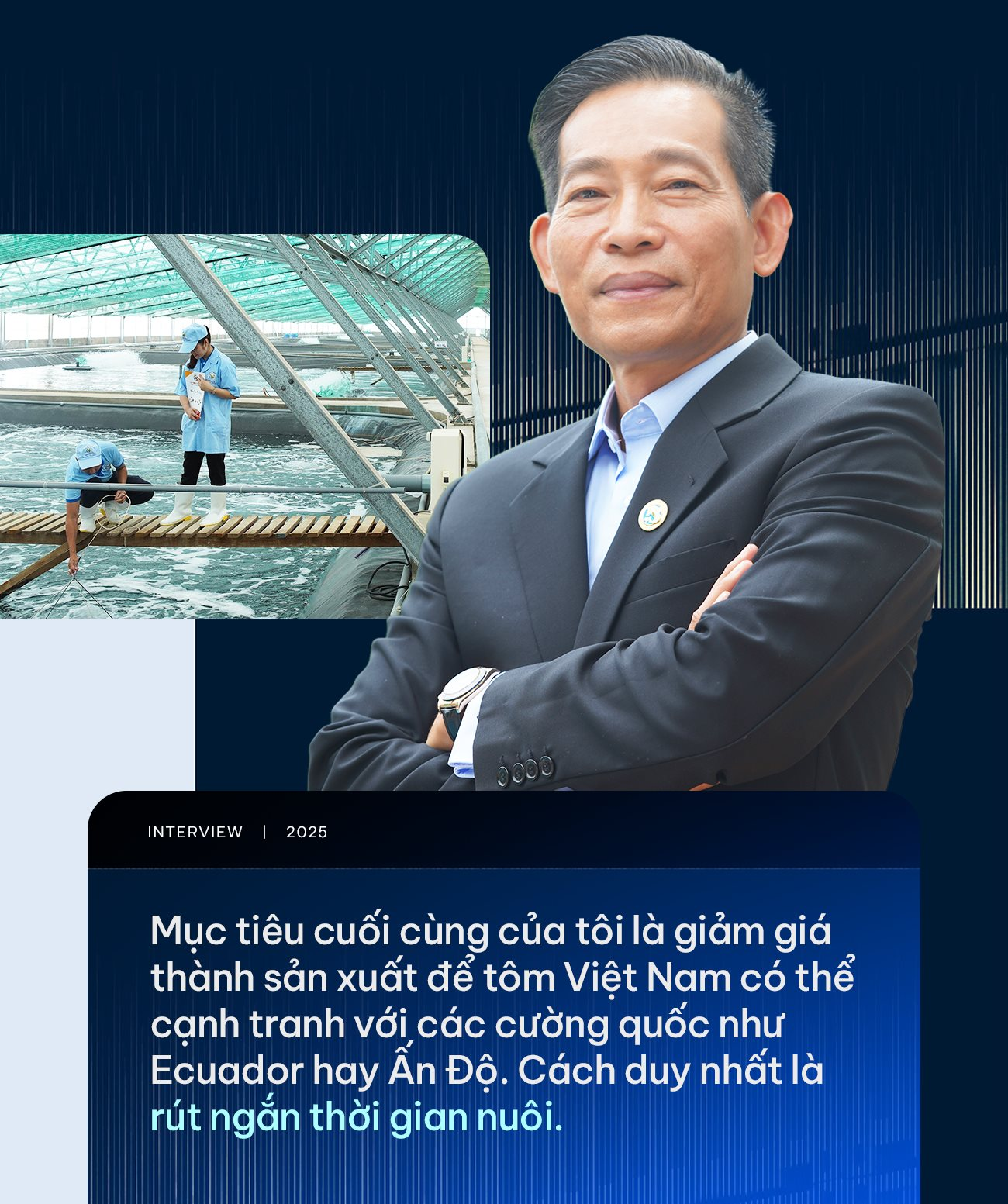 'Vua tôm giống' Lương Thanh Văn và 'vũ khí' công nghệ rút ngắn 30 ngày nuôi, tham vọng đưa tôm Việt cạnh tranh với Ecuador, Ấn Độ - Ảnh 2