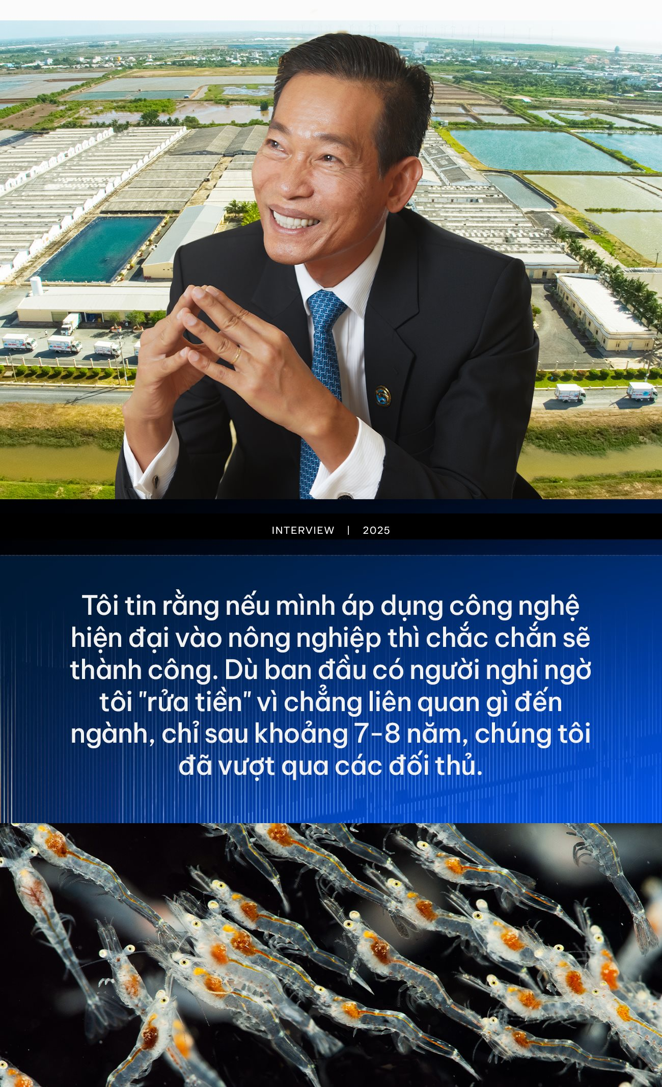 'Vua tôm giống' Lương Thanh Văn và 'vũ khí' công nghệ rút ngắn 30 ngày nuôi, tham vọng đưa tôm Việt cạnh tranh với Ecuador, Ấn Độ - Ảnh 4