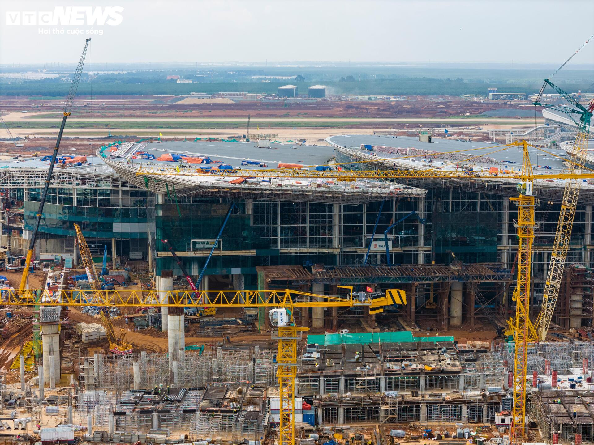 Toàn cảnh sân bay Long Thành trước ngày đón chuyến bay đầu tiên - Ảnh 9