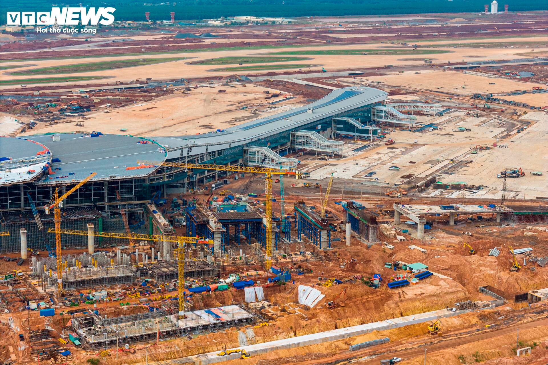 Toàn cảnh sân bay Long Thành trước ngày đón chuyến bay đầu tiên - Ảnh 3