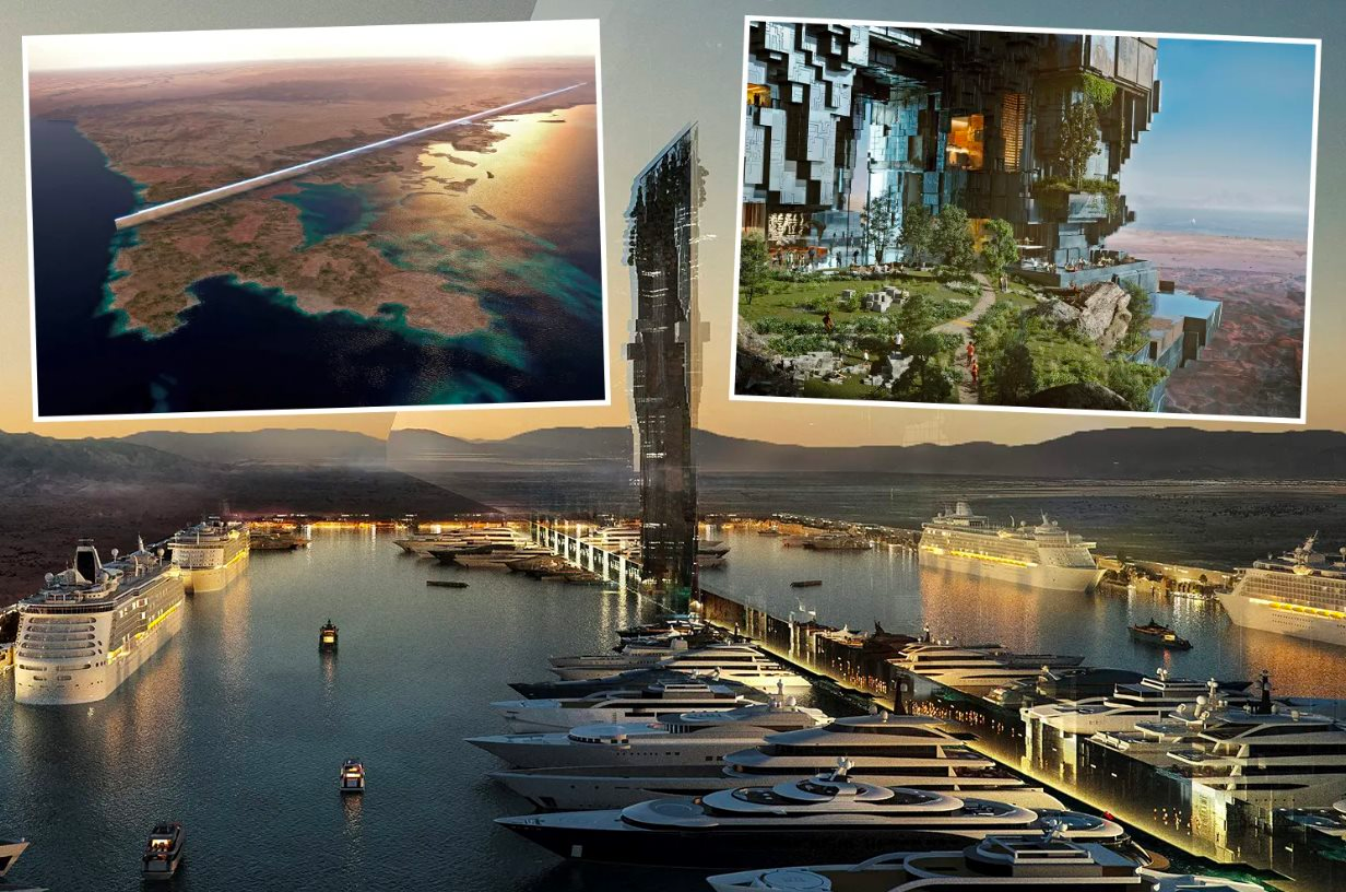 Từng hùng hồn tuyên bố sẽ xây nhà chọc trời nằm ngang cao 500 mét, dài 160 km, một quốc gia nay đã 'vỡ mộng': Thừa nhận chỉ xây được vài km, đang chịu áp lực nợ chồng chất - Ảnh 1