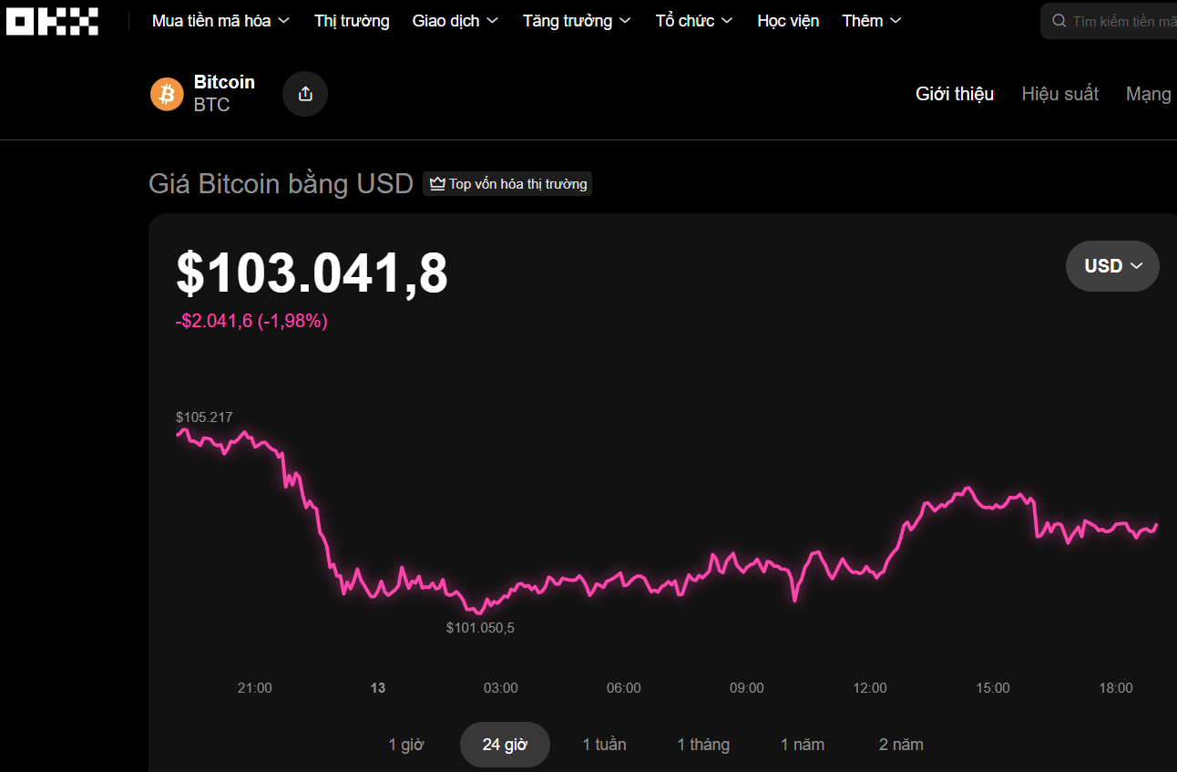 Thị trường tiền số hôm nay, 13-11: Bitcoin lao dốc khi tài sản bí ẩn này tăng mạnh - Ảnh 1