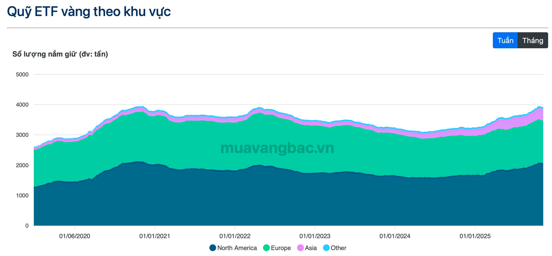 Ai đang nắm hơn 2 nghìn tấn vàng? - Ảnh 1