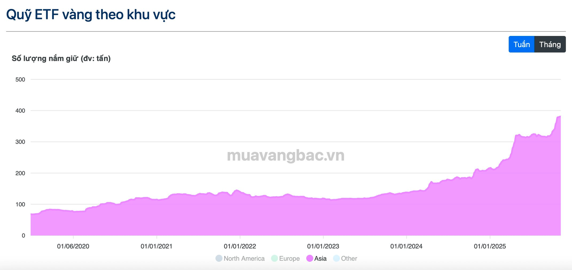 Châu Á trong “cơn khát vàng”: Một loạt quỹ lớn gấp đôi lượng nắm giữ từ đầu năm - Ảnh 1