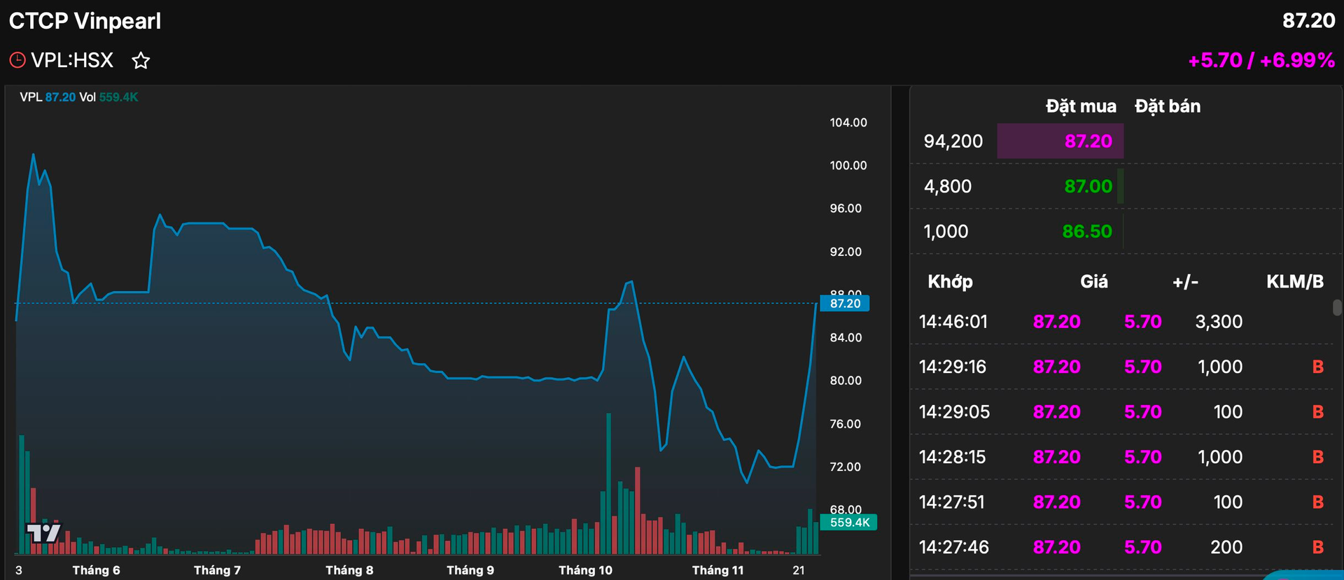 Một cổ phiếu của tỷ phú Phạm Nhật Vượng bất ngờ tăng kịch trần, vốn hóa vượt 150.000 tỷ - Ảnh 1
