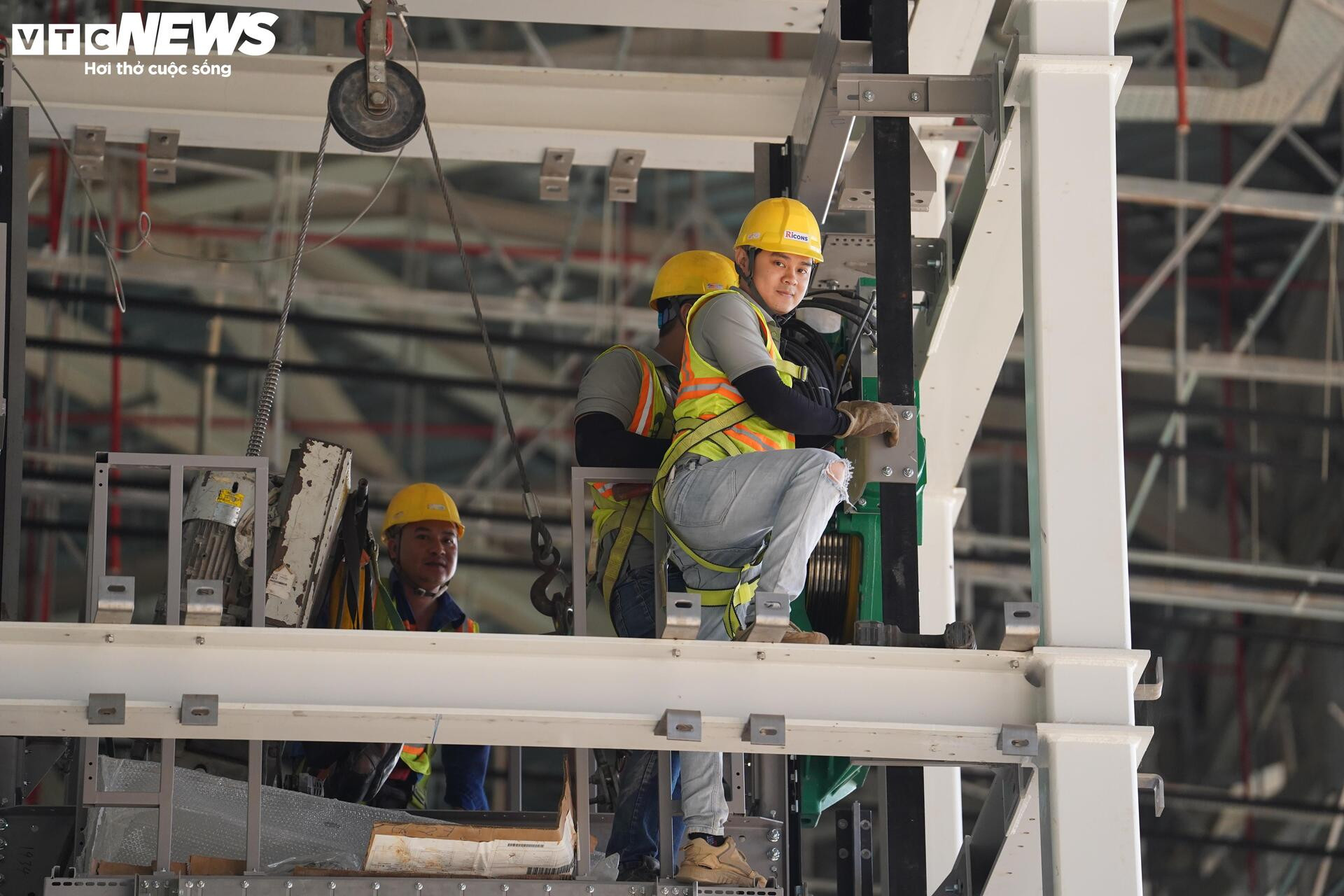 Bên trong nhà ga sân bay Long Thành trước ngày đón chuyến bay đầu tiên - Ảnh 7