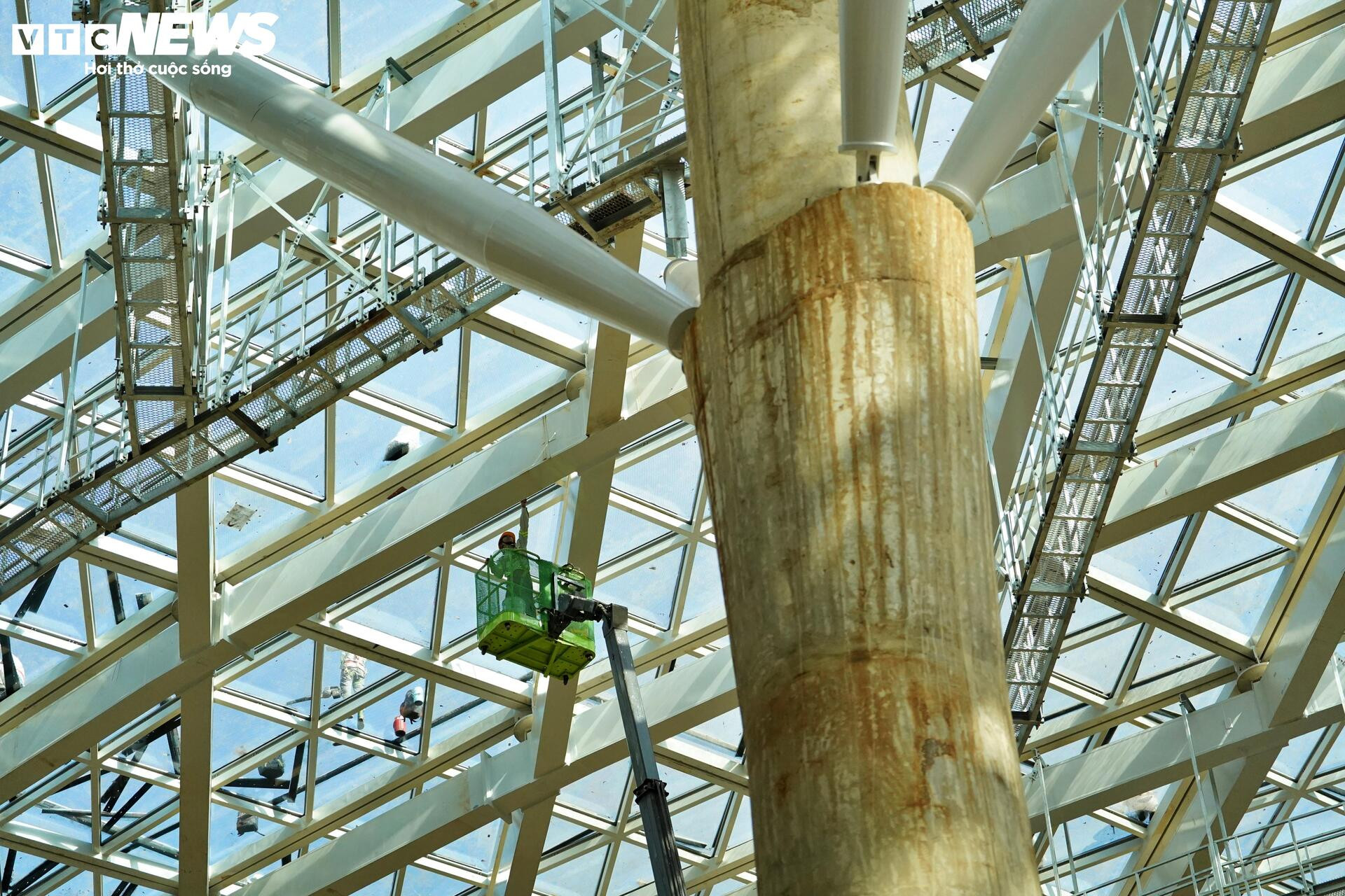 Bên trong nhà ga sân bay Long Thành trước ngày đón chuyến bay đầu tiên - Ảnh 8