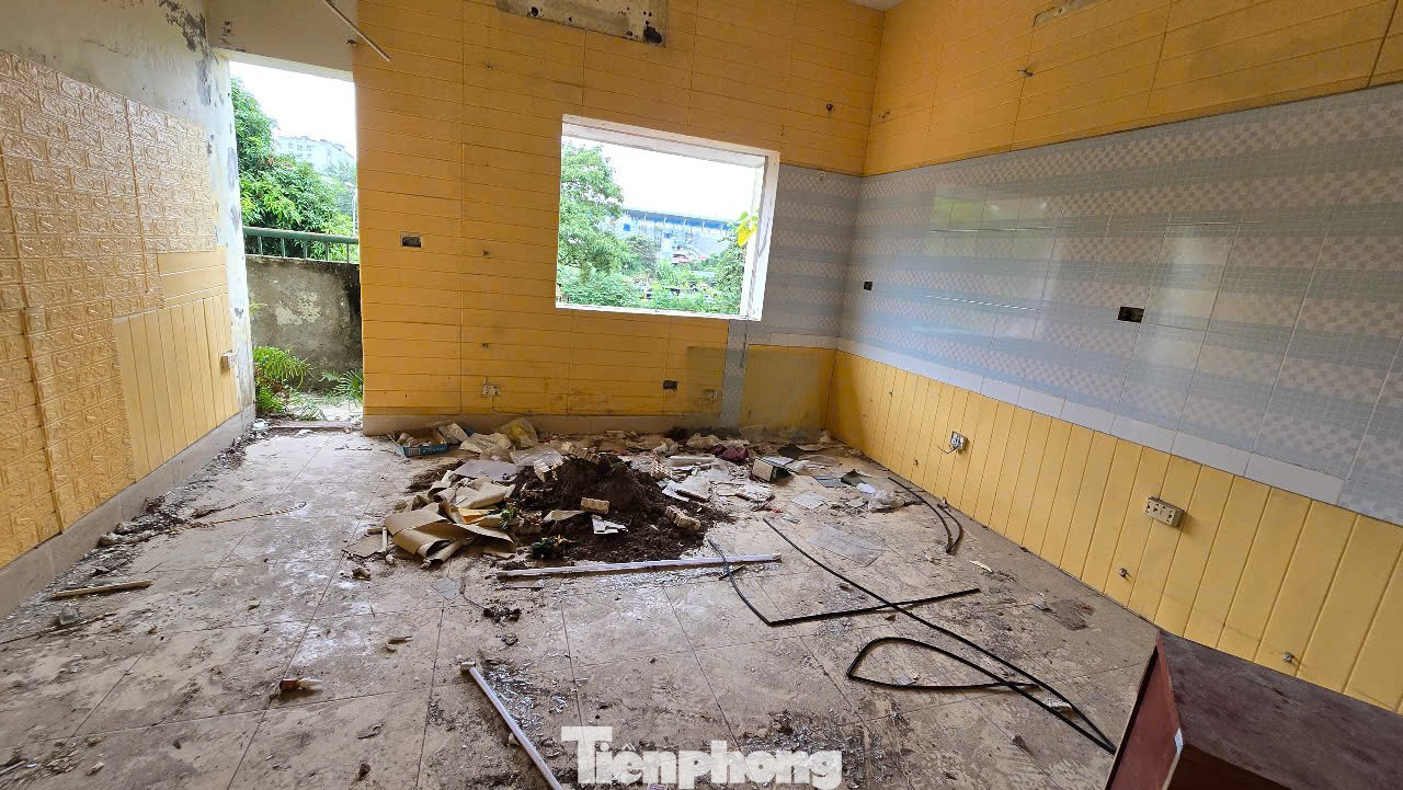 Cảnh lạnh lẽo, lãng phí khu 7 tòa nhà tái định cư bỏ hoang ở Hà Nội - Ảnh 6