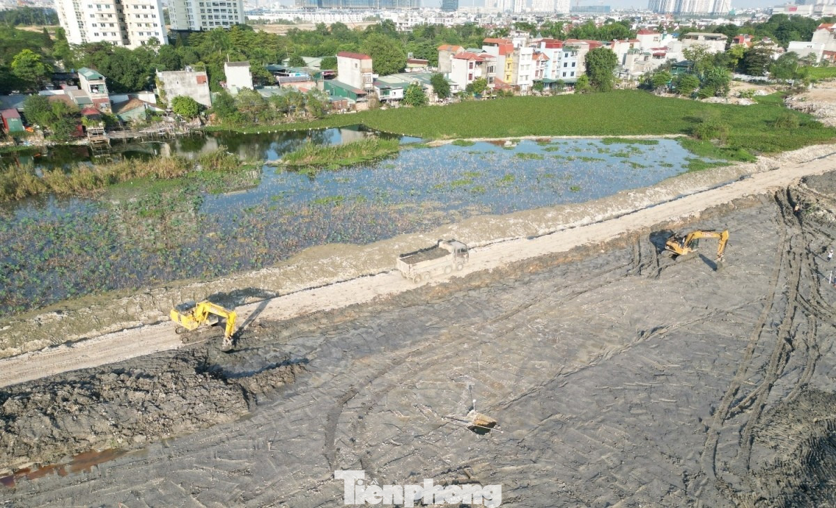 Hình hài khu depot tuyến metro Nam Thăng Long - Trần Hưng Đạo sau 1 tháng thi công - Ảnh 3