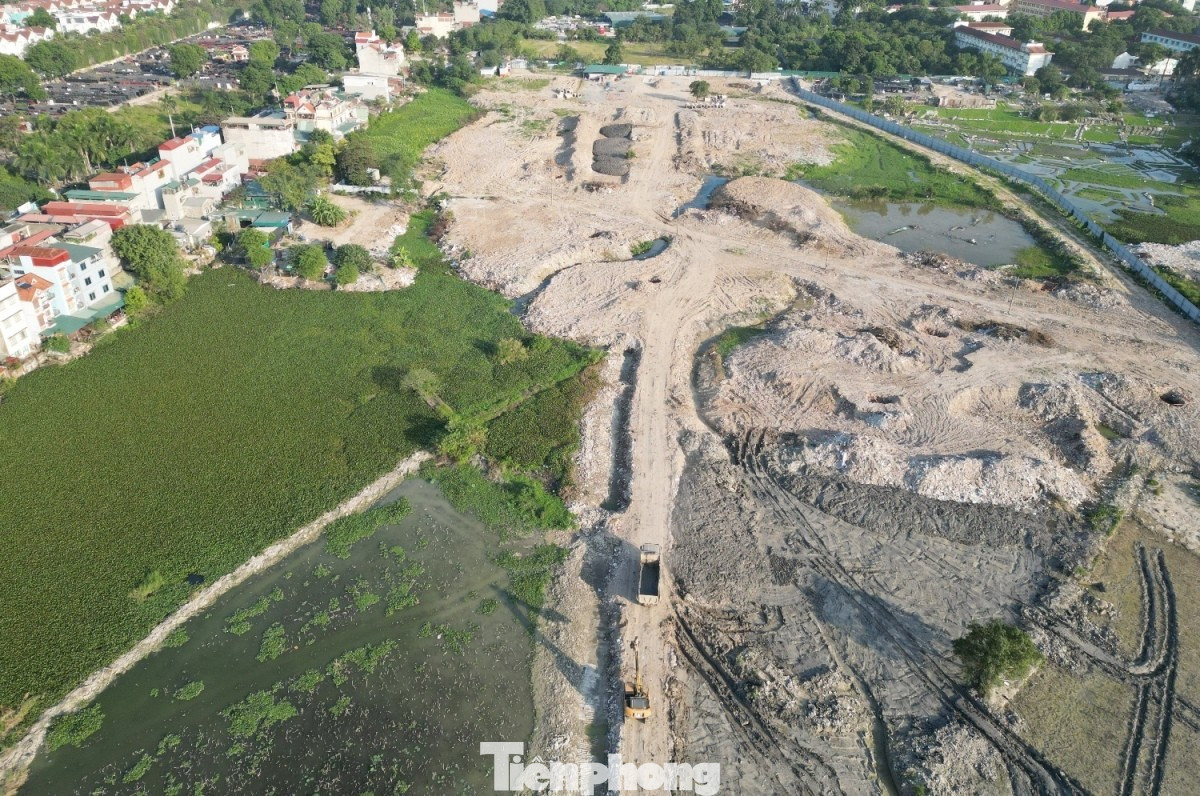 Hình hài khu depot tuyến metro Nam Thăng Long - Trần Hưng Đạo sau 1 tháng thi công - Ảnh 4