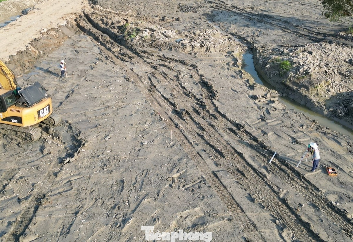 Hình hài khu depot tuyến metro Nam Thăng Long - Trần Hưng Đạo sau 1 tháng thi công - Ảnh 6