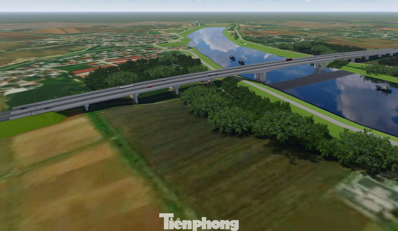 Hình ảnh thiết kế tuyến đường 10 làn xe nối trung tâm Thái Bình với Phố Hiến - Ảnh 6