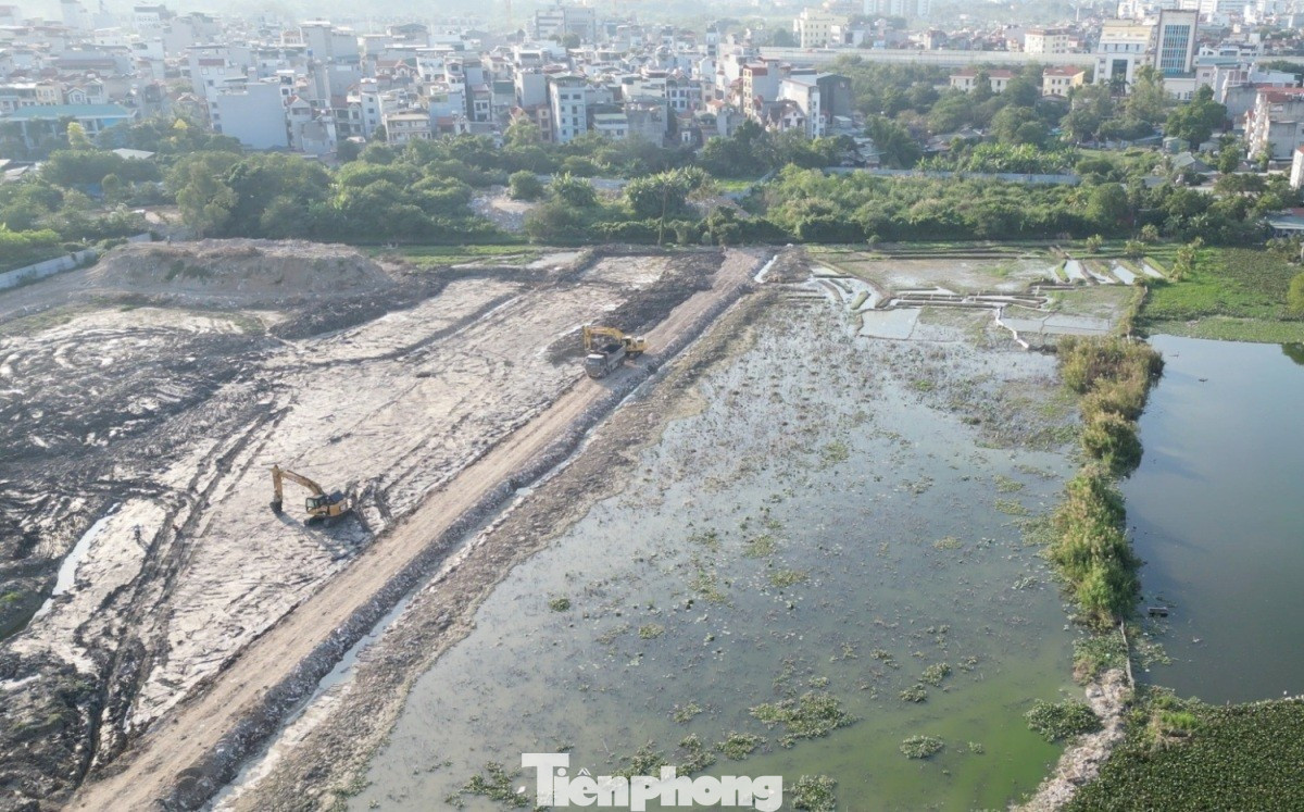 Hình hài khu depot tuyến metro Nam Thăng Long - Trần Hưng Đạo sau 1 tháng thi công - Ảnh 8