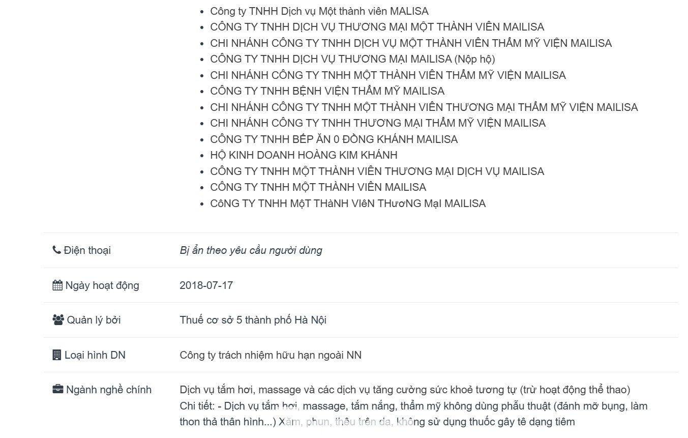 Điều bất thường xảy ra tại thẩm mỹ viện Mailisa trước khi bị công an khám xét - Ảnh 2