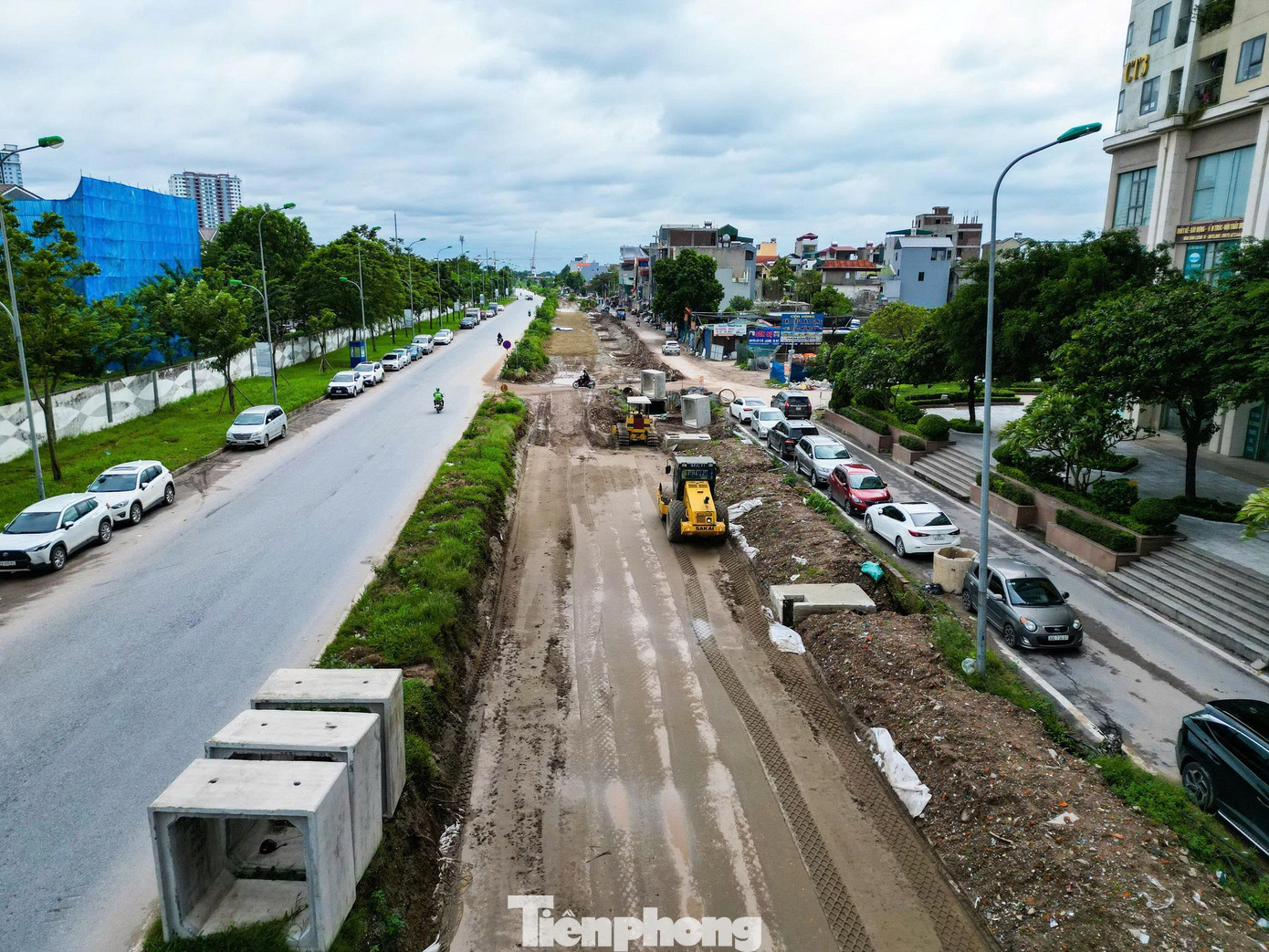 Toàn cảnh tuyến đường hơn trăm tỉ nối hai vành đai Hà Nội đang dần hoàn thiện - Ảnh 10