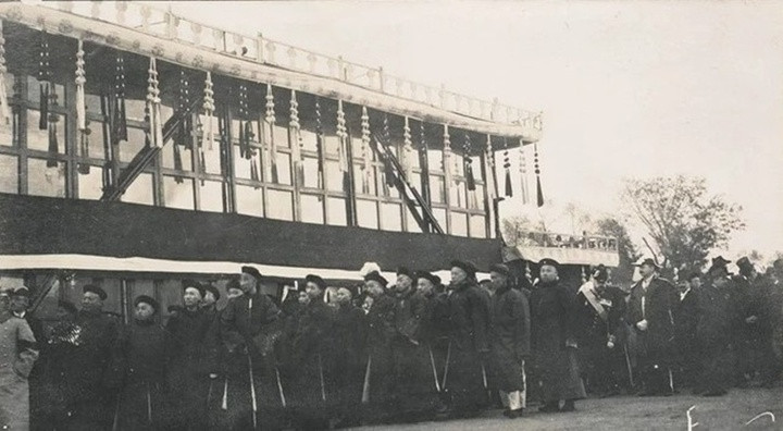 Ảnh hiếm tang lễ Từ Hi Thái hậu: Xa hoa bậc nhất, đoàn người tiễn đưa nối dài - Ảnh 3