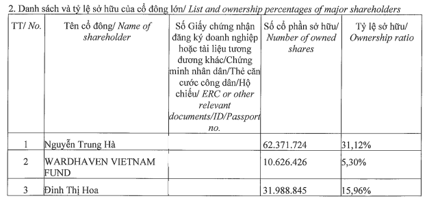 3 cổ đông lớn nắm hơn 52% vốn Chứng khoán Thiên Việt sau đợt chào bán cổ phiếu - Ảnh 1