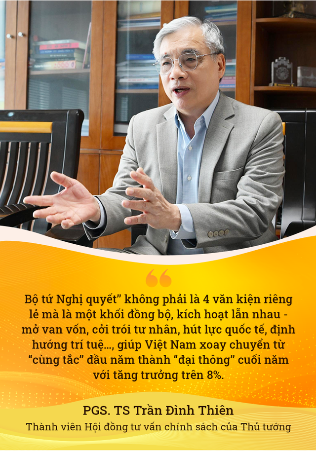 PGS.TS Trần Đình Thiên lý giải vì sao Việt Nam có thể thành công tạo kỳ tích chưa nước nào làm được về tăng trưởng GDP - Ảnh 7