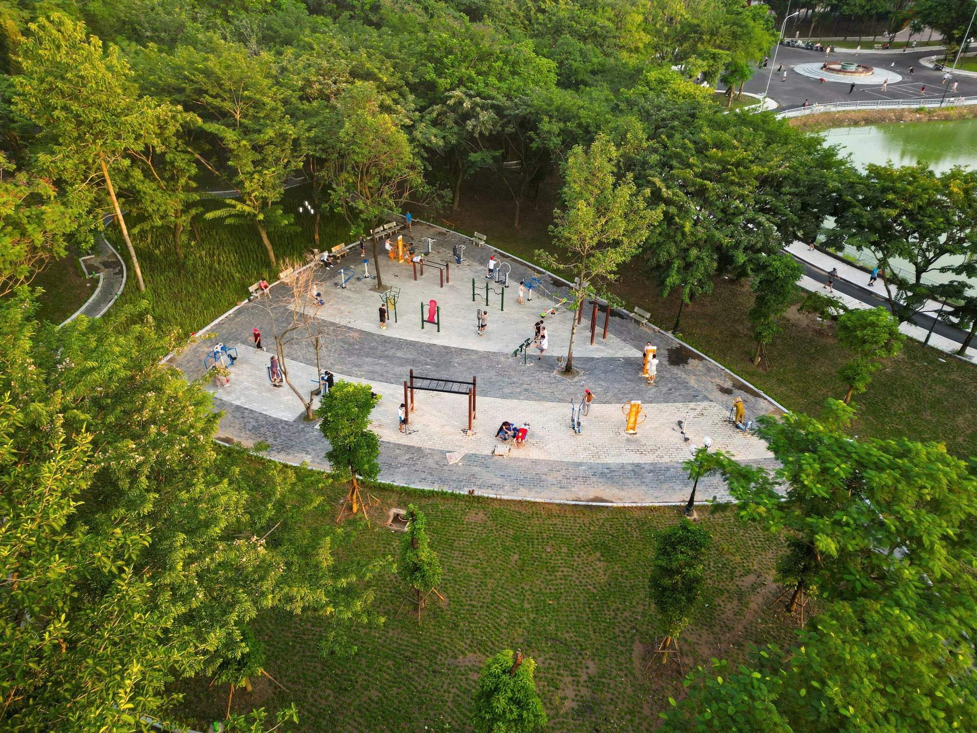 Hà Nội: Diện mạo mới công viên Cầu Giấy sau cải tạo - Ảnh 8