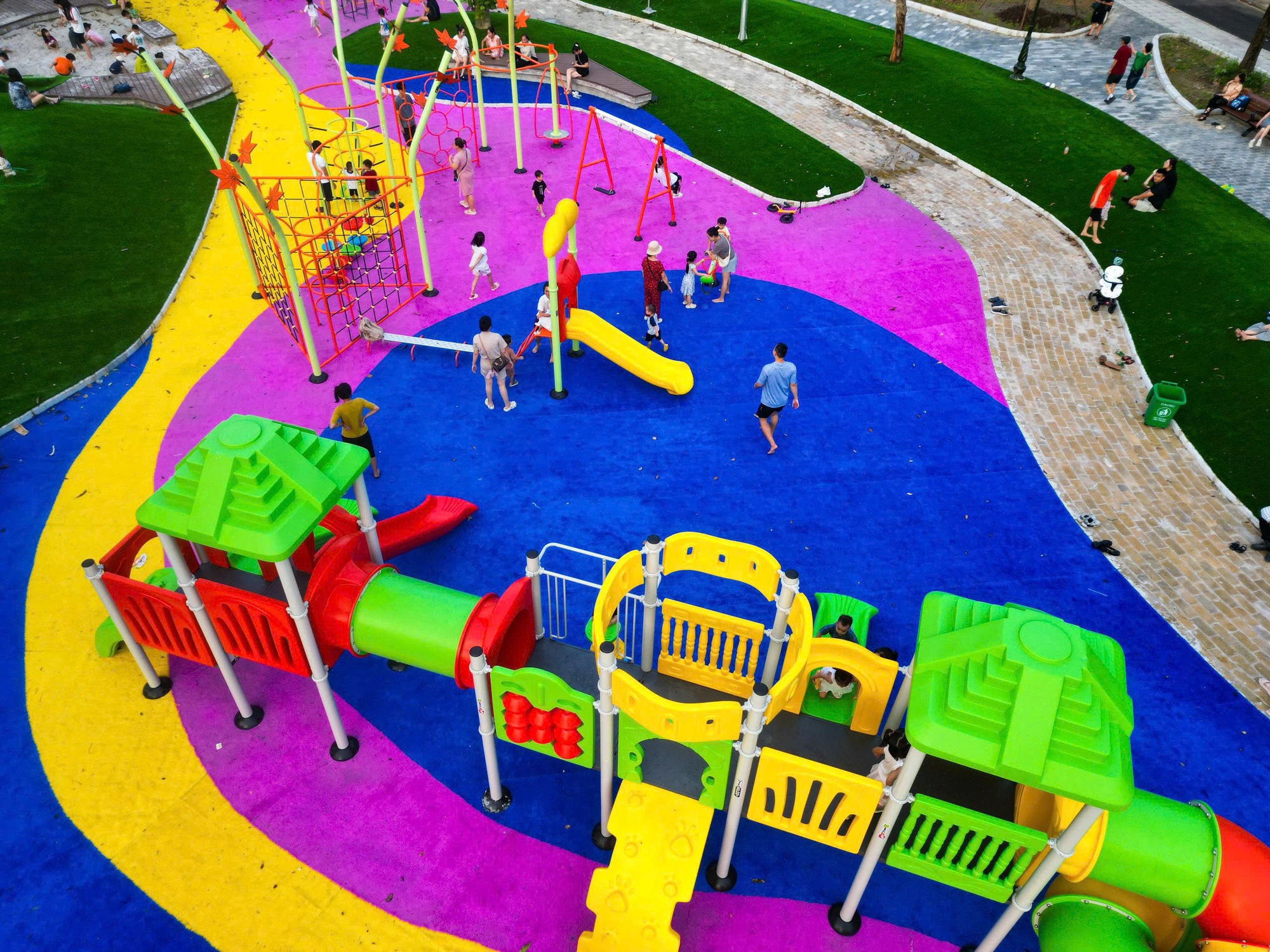 Hà Nội: Diện mạo mới công viên Cầu Giấy sau cải tạo - Ảnh 17