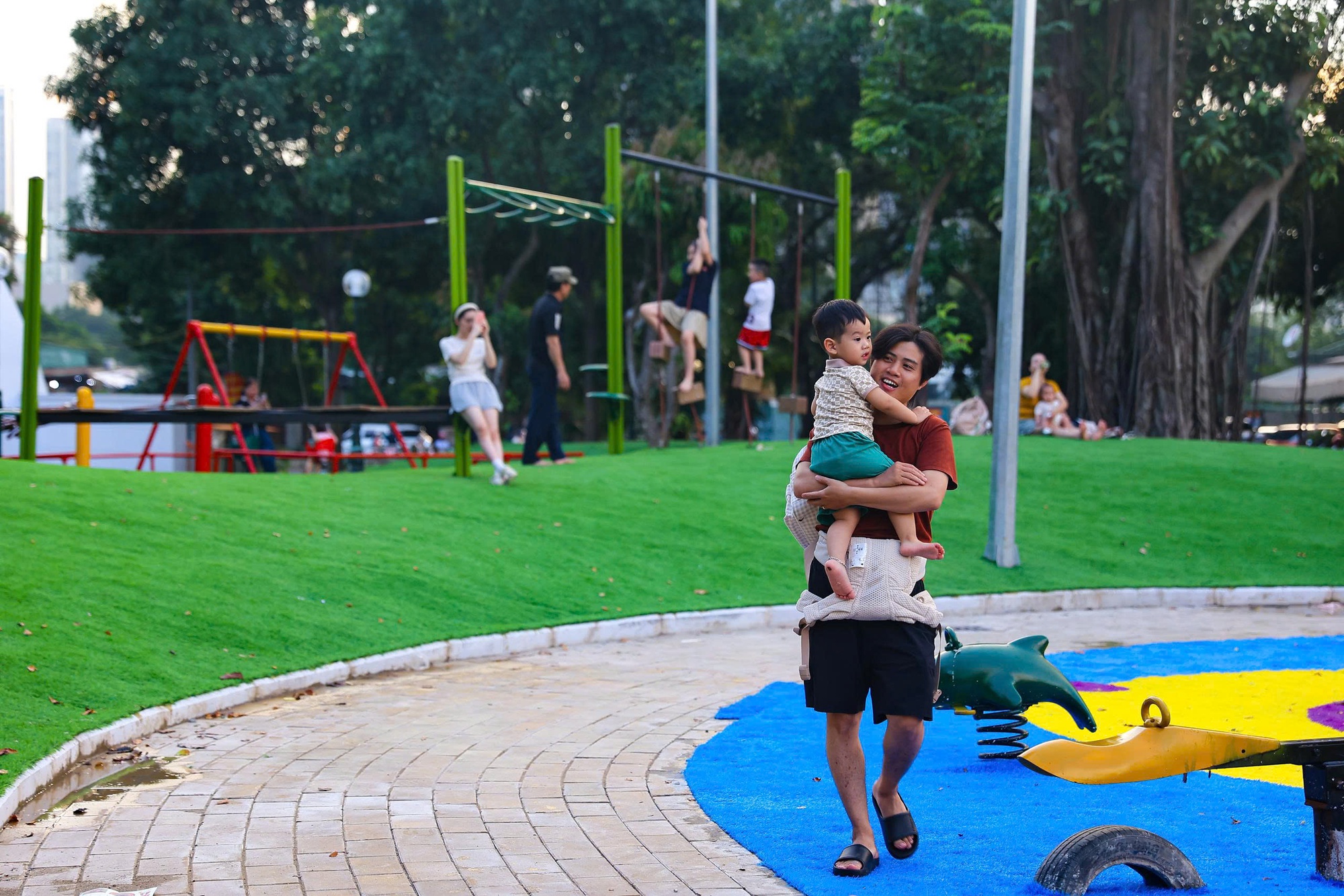 Hà Nội: Diện mạo mới công viên Cầu Giấy sau cải tạo - Ảnh 19