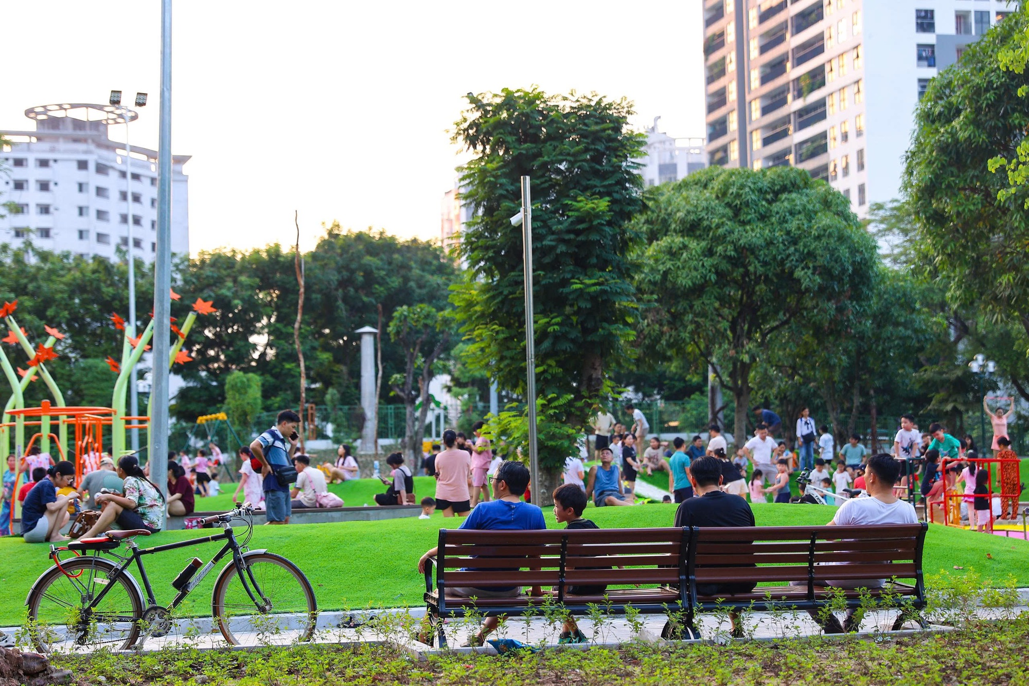 Hà Nội: Diện mạo mới công viên Cầu Giấy sau cải tạo - Ảnh 20