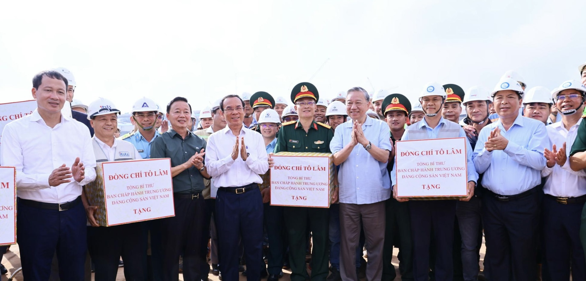 Tổng Bí thư Tô Lâm kiểm tra dự án sân bay Long Thành - Ảnh 4