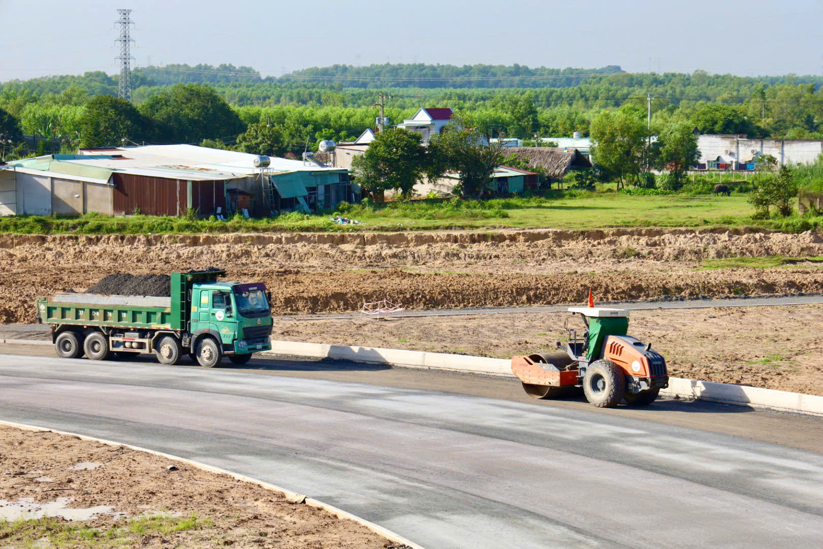 Những cây số Vành đai 3 đầu tiên sắp thông xe đạt tiến độ - Ảnh 8