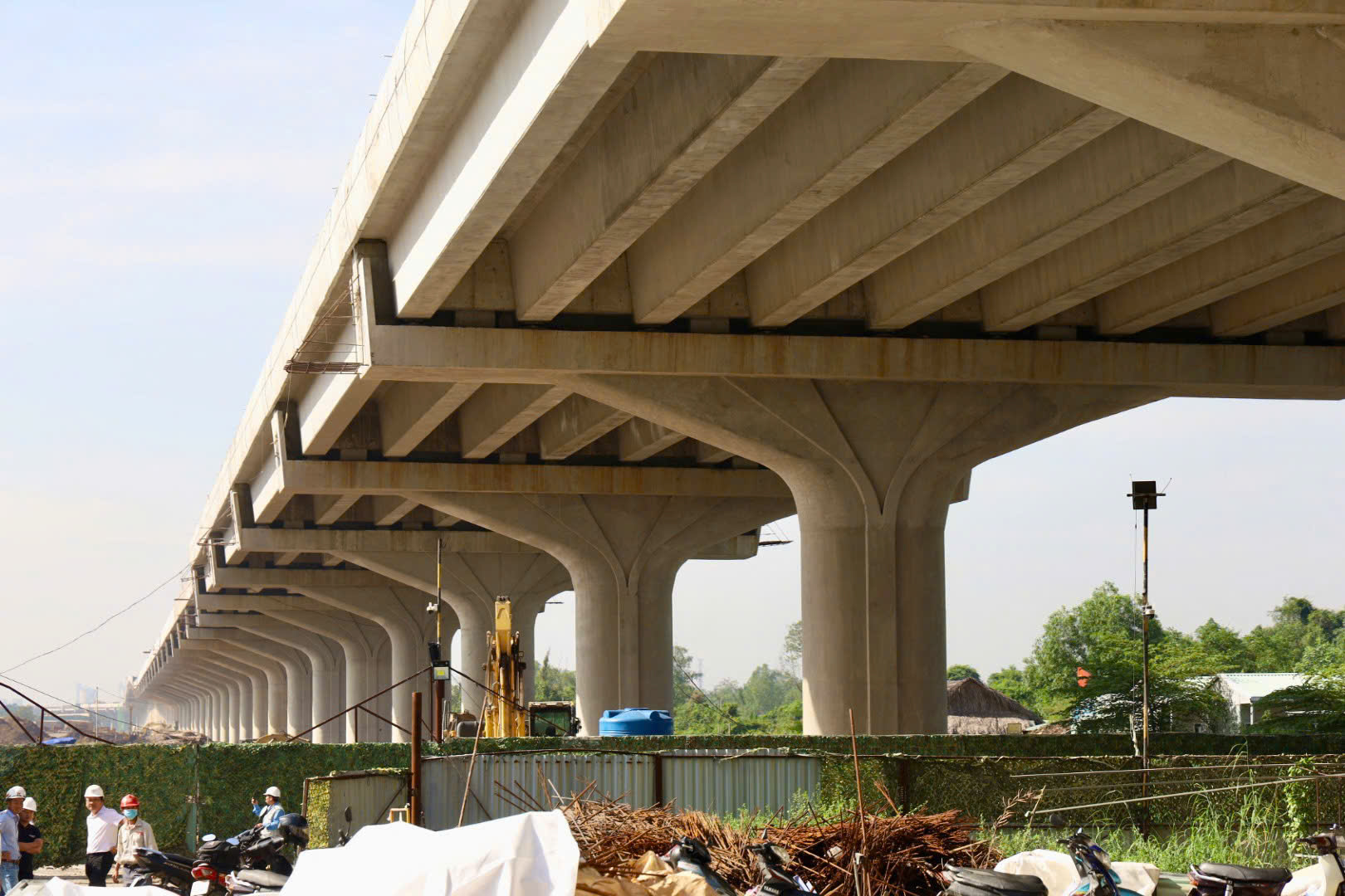 Những cây số Vành đai 3 đầu tiên sắp thông xe đạt tiến độ - Ảnh 16