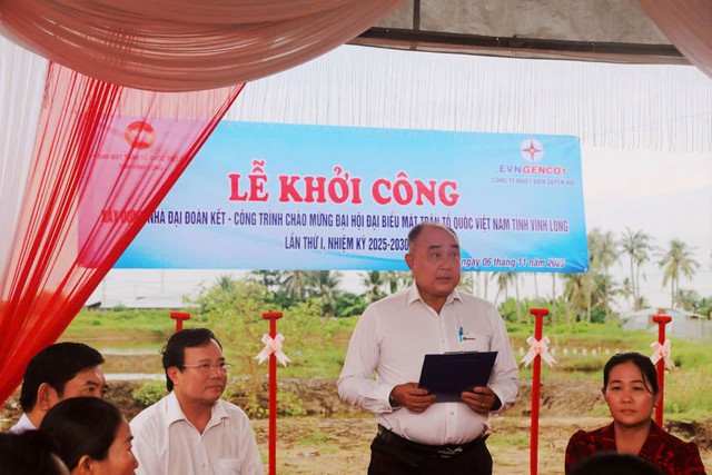 Công ty Nhiệt điện Duyên Hải chung tay xây dựng nhà Đại đoàn kết - Ảnh 1