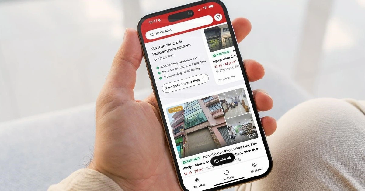 Tin xác thực giúp tìm kiếm bất động sản nhanh chóng, an tâm hơn