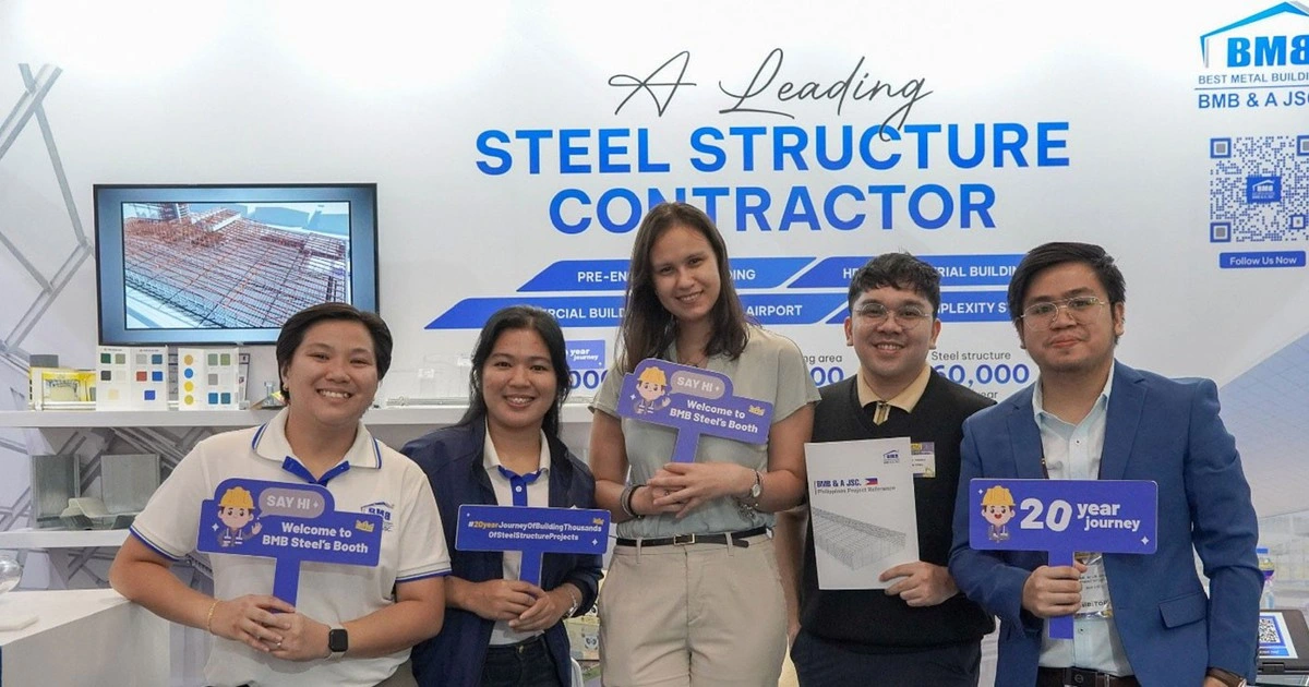 BMB Steel khẳng định vị thế tại triển lãm quốc tế ở Philippines