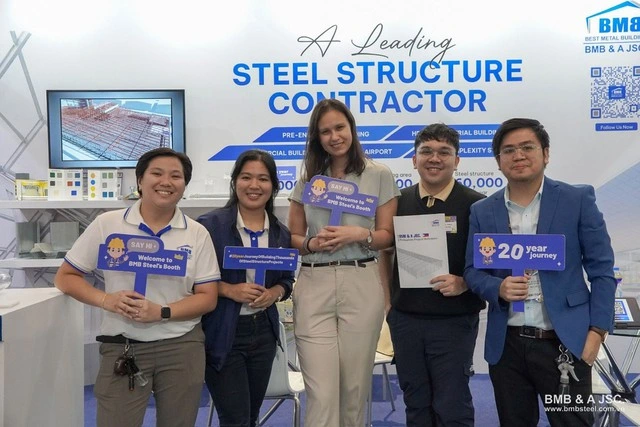 BMB Steel khẳng định vị thế tại triển lãm quốc tế ở Philippines - Ảnh 1