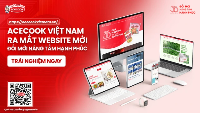Acecook Việt Nam ra mắt website mới nhân dịp kỷ niệm 30 năm ngày bán hàng đầu tiên - Ảnh 1