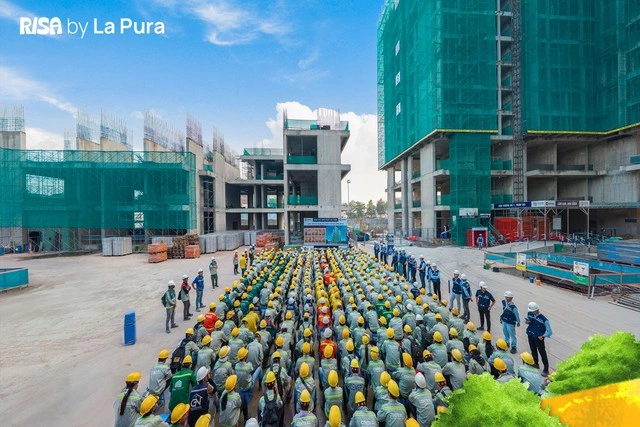 Phát Đạt đẩy mạnh thi công La Pura, tăng tốc hoàn thiện dự án - Ảnh 1