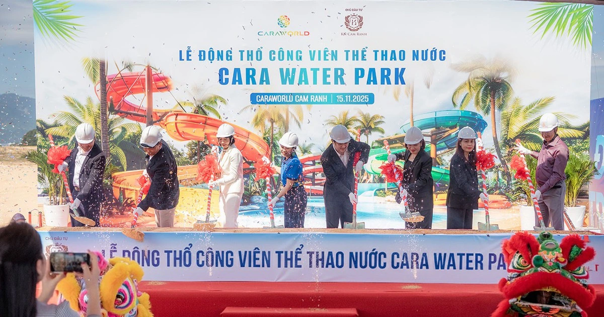 CaraWorld Cam Ranh động thổ công viên nước 6.7 ha