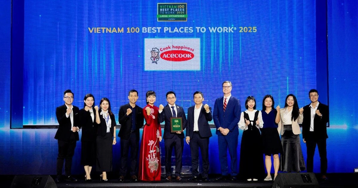 Acecook Việt Nam 10 năm liên tiếp vào Top 100 nơi làm việc tốt nhất Việt Nam
