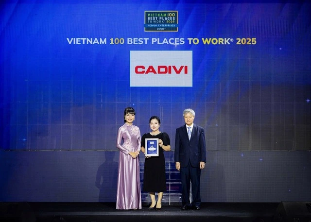 CADIVI giữ vị trí Top 20 ‘Nơi làm việc tốt nhất Việt Nam 2025’ - Ảnh 1
