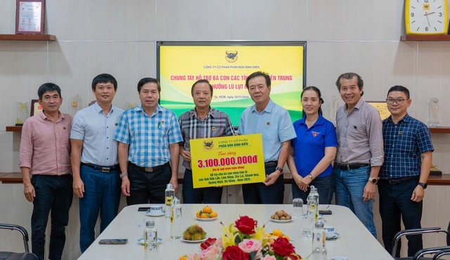 Bình Điền hỗ trợ khẩn cấp 3,1 tỉ đồng giúp bà con vùng lũ nam Trung bộ - Ảnh 1