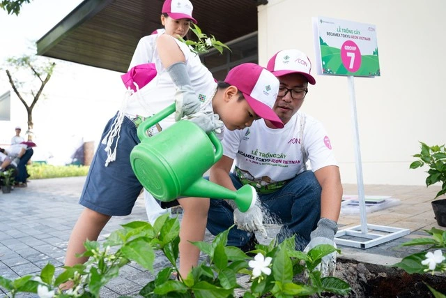 Becamex Tokyu và Aeon Việt Nam tổ chức lễ trồng cây ‘Cánh rừng quê hương’ - Ảnh 2