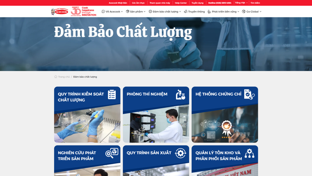Acecook Việt Nam ra mắt website mới nhân dịp kỷ niệm 30 năm ngày bán hàng đầu tiên - Ảnh 2
