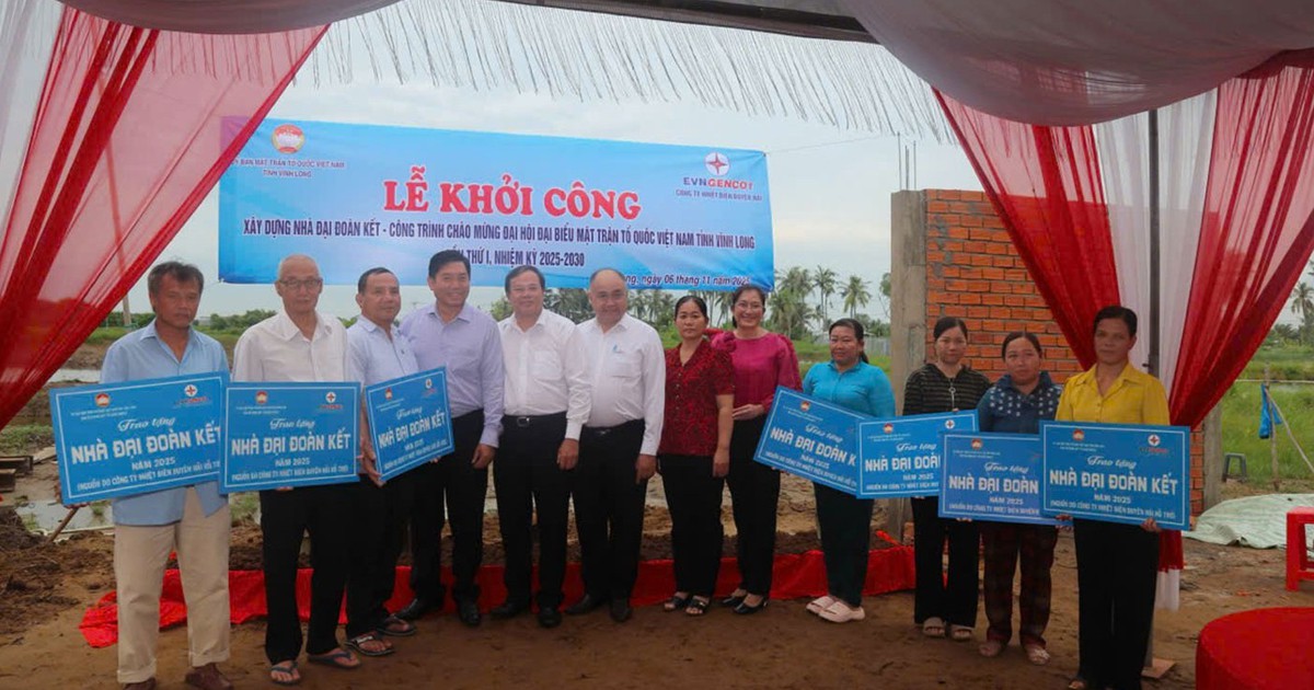 Công ty Nhiệt điện Duyên Hải chung tay xây dựng nhà Đại đoàn kết